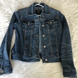 Blue Denim Buttoned Jean Jacket